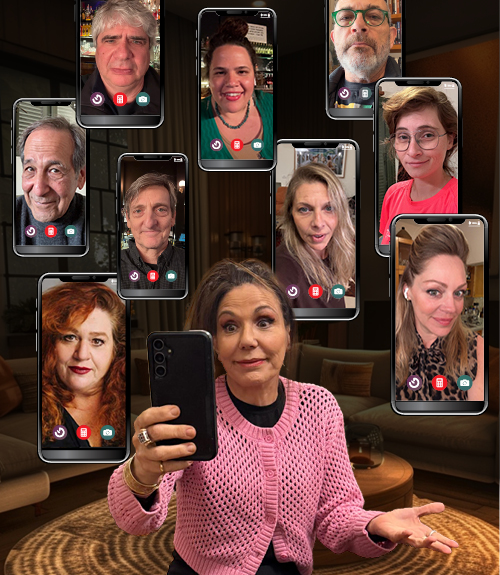 גרה עם קושמרו- הצגה אורחת קומדיה טראגית מולטימדית